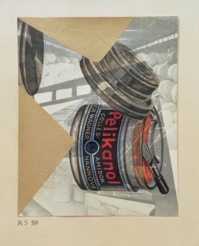 Bez názvu (Pelikanol) od Kurt Schwitters