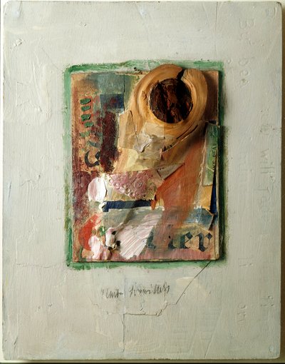 Hrušková koláž od Kurta Schwitterse (1887-1948) 1938 Soukromá sbírka od Kurt Schwitters
