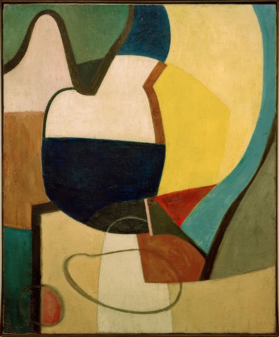 Zátiší na desce stolu od Kurt Schwitters