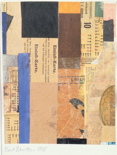 Bez názvu, 1928 od Kurt Schwitters