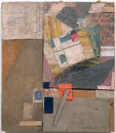 Vlajka YMCA, děkuji, Ambleside, 1947 od Kurt Schwitters