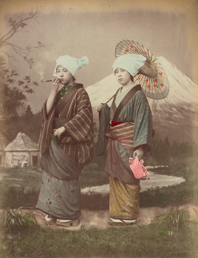 Japonští cestovatelé, kolem roku 1880 od Kusakabe Kimbei