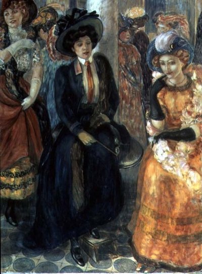 V kavárně od Kuzma Sergeevich Petrov Vodkin