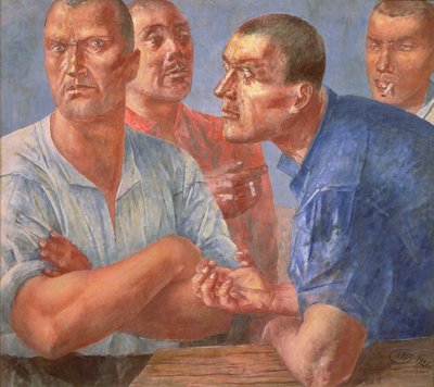 Dělníci od Kuzma Sergeevich Petrov Vodkin