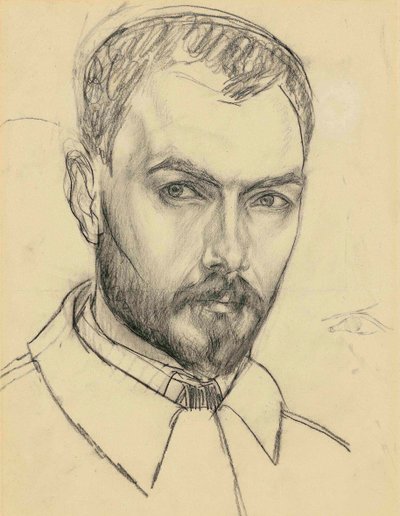 Autoportrét. od Kuzma Sergeevich Petrov Vodkin