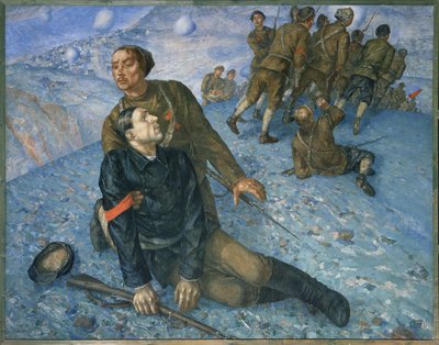 Smrt komisaře od Kuzma Sergeevich Petrov Vodkin