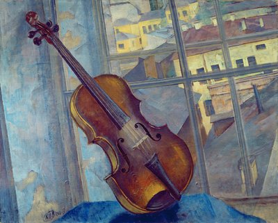 Housle, 1918 od Kuzma Sergeevich Petrov Vodkin