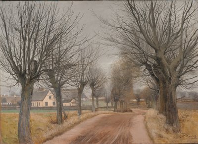 Silnice poblíž Vinderød, Zéland od Laurits Andersen Ring