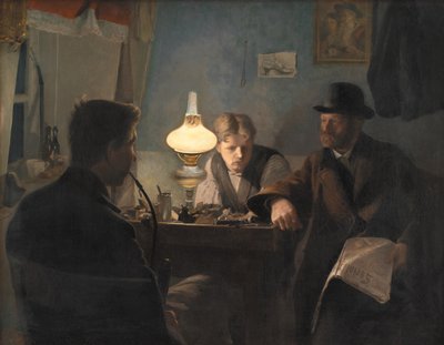 Návštěva ševcovské dílny od Laurits Andersen Ring