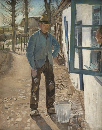 Vybílení starého domu od Laurits Andersen Ring