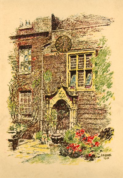 Staple Inn, Londýn, 1924. od L. A. Hayes
