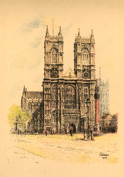 Westminsterské opatství, 1924. od L. A. Hayes