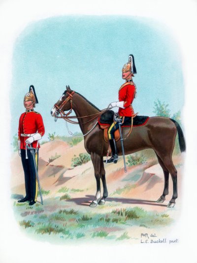 Dragounští strážci, 1915. od L. E. Buckell