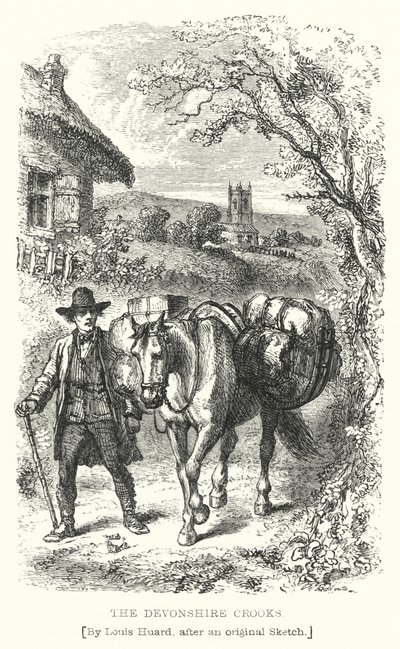 The Devonshire Crooks (rytina) od L. Huard