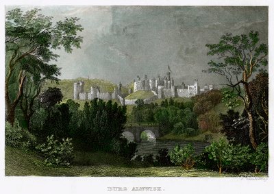 Hrad Alnwick, Northumberland, 18.–19. století. od L Kunstvortag