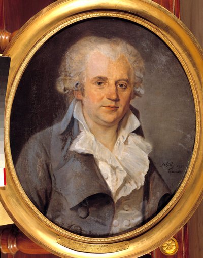Portrét Georgese Jacquese Dantona, konvenčního právníka (1759-1794) 12. srpna od L. L. Schilly