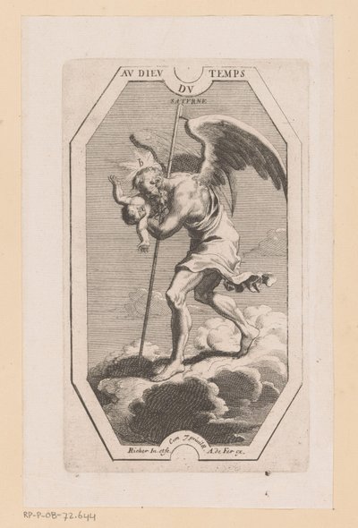 Saturn Au Dieu du Temps Saturne (název na objektu) Planety (název série) od L. Richer