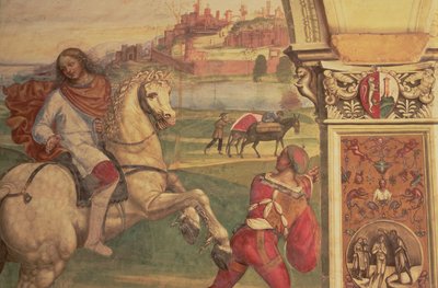 Muž na koni, ze života svatého Benedikta od L. Signorelli