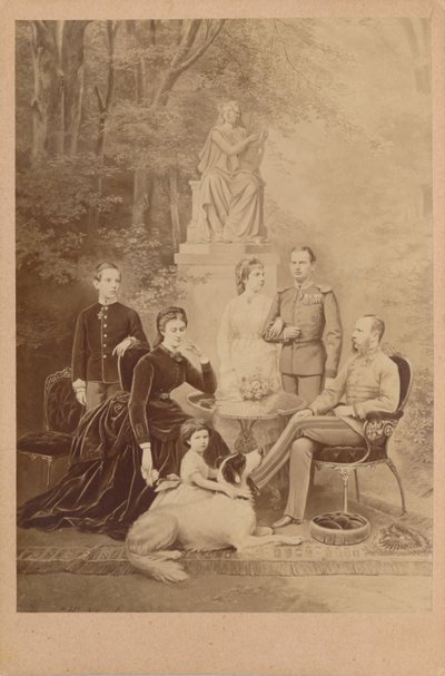 František Josef I. a Alžběta Rakouská a jejich císařská rodina (ilustrační foto) od L. T. Neumann