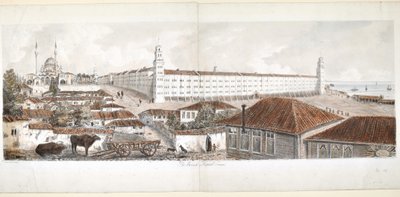Pohled na kasárenskou nemocnici ve Scutari, 1857 od Lady Alicia Blackwood