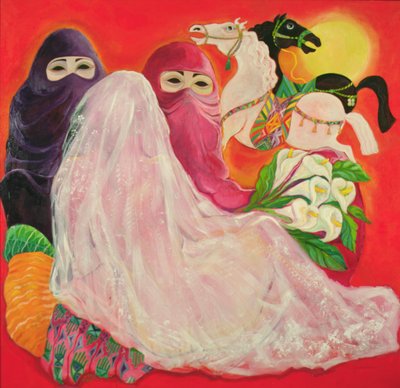 Pouštní nevěsta od Laila (Contemporary Artist) Shawa