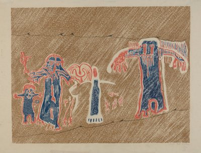 Petroglyph - Lidské postavy od Lala Eve Rivol
