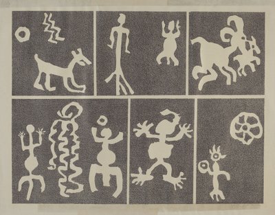 Petroglyfový design od Lala Eve Rivol
