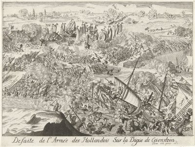 Bitva o hráz Kauwenstein, 1585 Defaite de l