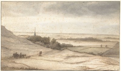 Pohled z dun vesnice Schoorl od Lambert Doomer