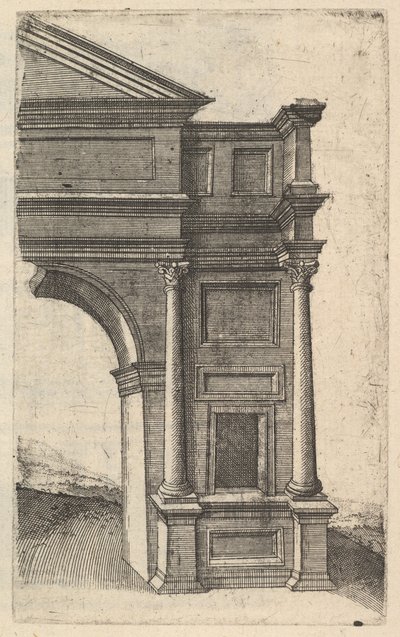 Polovina oblouku [Porta Antonae] ze série 