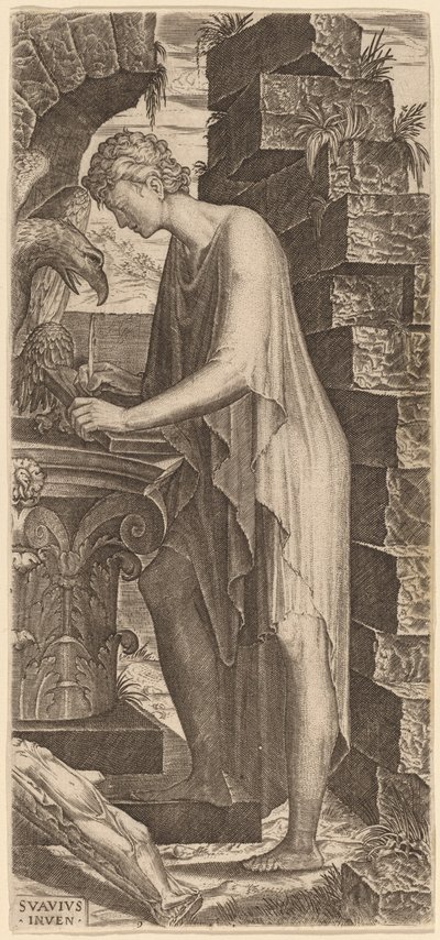 Svatý Jan Evangelista od Lambert Suavius