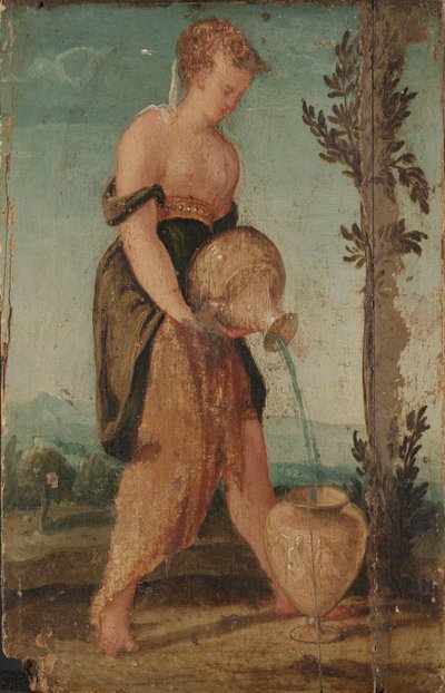 Žena s vodní džbán od Lambert Sustris (circle of)