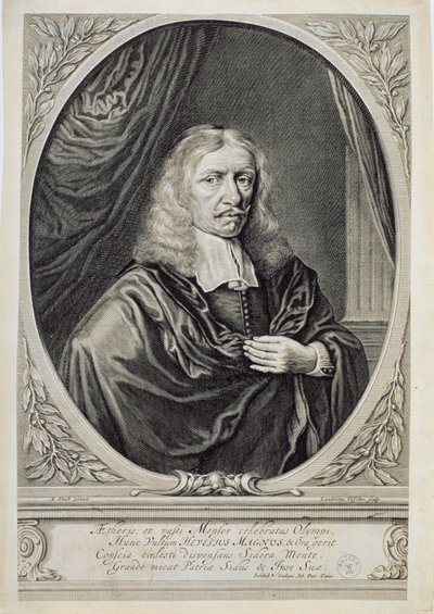 Johannes Hevelius (1611-87) 1668 od Lambert de Visscher