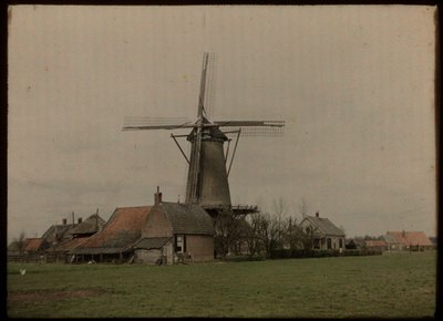 Větrný mlýn ve vesničce Het Klompje (nebo: De Klomp), Zeist, na Koppeldijk od Lambertus Hendrik van Berk