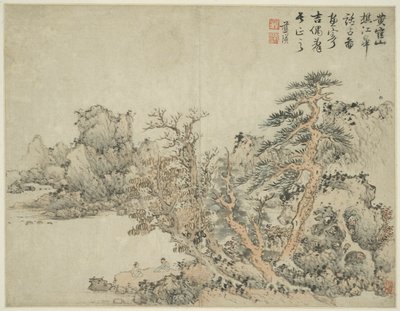 Krajina ve stylu dávných mistrů: po Wang Meng (asi 1308-1385) od Lan Ying