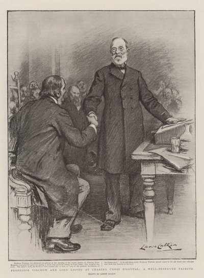 Profesor Virchow a lord Lister v nemocnici Charing Cross, zasloužená pocta od Lance Calkin