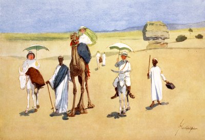 Kolem pyramid, 1908. od Lance Thackeray