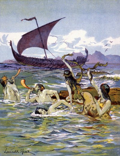 Jason a zlaté rouno, kolem roku 1900 (ilustrace) od Lancelot Speed