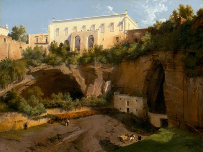 Pohled na vilu, Pizzofalcone, Neapol, c. 1819. od Lancelot Théodore Turpin de Crissé de Crissé