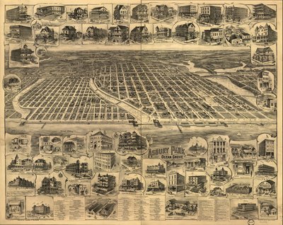 Asbury Park, Ocean Grove a okolí, New Jersey 1897. od Landis And Hughes