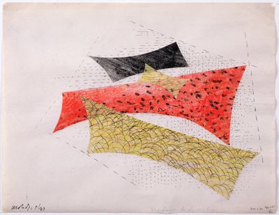 Abstraktní kompozice od Laszlo Moholy-Nagy