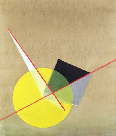 Žlutý kruh od Laszlo Moholy-Nagy