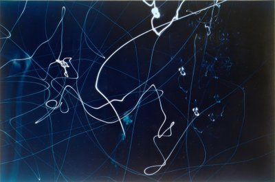 Ohne Titel (3 záběry semaforů) od Laszlo Moholy Nagy