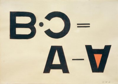 Bez názvu (Typo Collage) od Laszlo Moholy Nagy