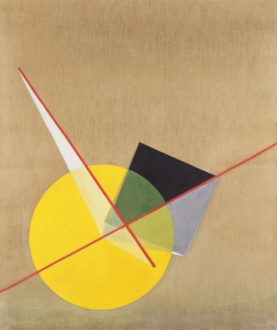 Žlutý kruh od Laszlo Moholy Nagy