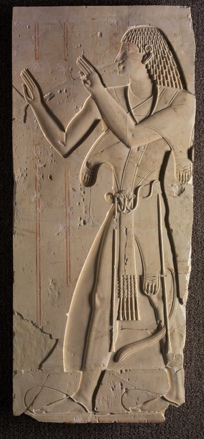 Mentuemhat v církevním oděvu, kolem 667-647 př.nl od Late Period Egyptian