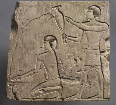 Kněží provádějící pohřební obřady, c.667-647 př.nl od Late Period Egyptian