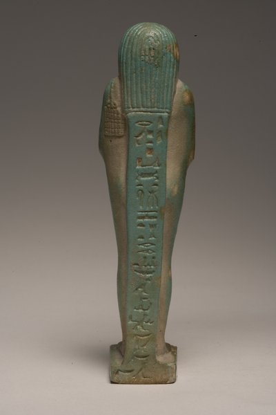 Figurka Shabti pro Padineith (fajáns) (viz také 247998) od Late Period Egyptian