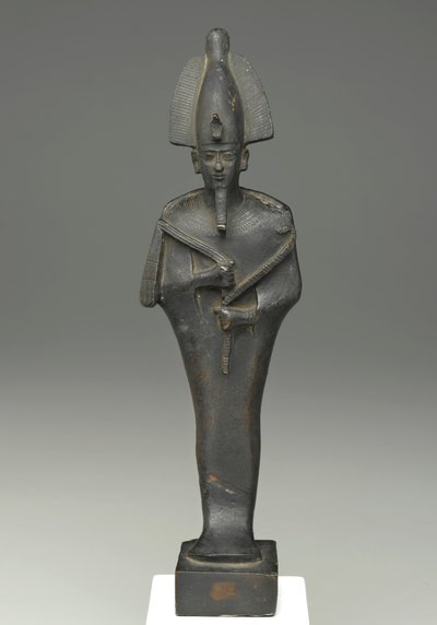 Stojící postava mumie Osiris, 664-332 př.nl (bronz) od Late Period Egyptian
