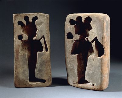 Dvě formy postavy Osirise z Abydosu od Late Period Egyptian